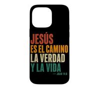 Jesus Es El Camino La Verdad Y La Vida Cristianos Retro Case for iPhone 14 Pro Max
