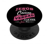 Jesús es el camino, la verdad y la vida. PopSockets Adhesive PopGrip