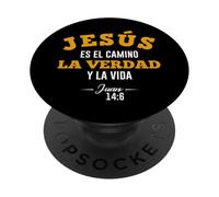 Jesús es el camino, la verdad y la vida PopSockets Adhesive PopGrip