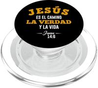 Jesús es el camino, la verdad y la vida PopSockets PopGrip for MagSafe