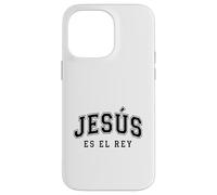 Jesús Es El Re'y Cristiana Fe Religiosa Regalo Case for iPhone 14 Pro Max