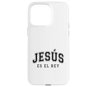 Jesús Es El Re'y Cristiana Fe Religiosa Regalo Case for iPhone 15 Pro Max
