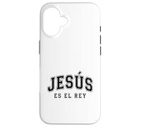 Jesús Es El Re'y Cristiana Fe Religiosa Regalo Case for iPhone 16