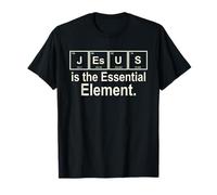 Jesus Essential Element Chemistry Periodic Table Graphic T-Shirt