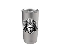 Jesus Face Introspective Jesus Stainless Steel Insulated Tumbler