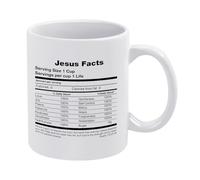 Jesus Facts Mugs 11 Oz (325 ml) Ceramic Coffee Mug