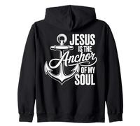 Jesus Faith Christian Message Zip Hoodie
