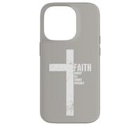 Jesus Faith makes all things possible Catholic Jesus Cross Case for iPhone 14 Pro