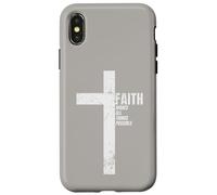 Jesus Faith makes all things possible Catholic Jesus Cross Case for iPhone X/XS