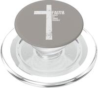 Jesus Faith makes all things possible Catholic Jesus Cross PopSockets PopGrip for MagSafe