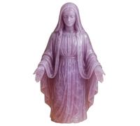 Jesus Figurine | Resin Crystal Christ Decor,Decorative Catholic Religious Figure for Baptism Home Bedroom Church Shelf Prayer Altar Living Room Home
