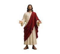 Jesus Figurines | Religious Decoration | 1/6 Scale Jesus Love You Figures,Suit for Apartment Office Entrance TV Cabinet Desk Stove Wreath Bookcase Dining Table Bedside Table