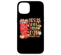 Jesus Fill My Cup Psalm 23:5 Fall Leaves Case for iPhone 13