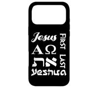 Jesus First Last Alpha Omega Aleph Tav Yeshua Case for iPhone 17 Pro Max