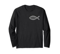Jesus Fish: Ichthys Ichthus Symbol - CHRIATISAN Long Sleeve T-Shirt