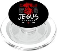 Jesus Forgive Christian Resurrected Savior Faith Easter PopSockets PopGrip for MagSafe