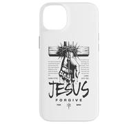 Jesus Forgive Religious Christian God Faith Jesus Streetwear Case for iPhone 14 Plus