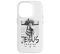 Jesus Forgive Religious Christian God Faith Jesus Streetwear Case for iPhone 14 Pro