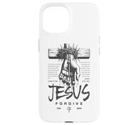 Jesus Forgive Religious Christian God Faith Jesus Streetwear Case for iPhone 15