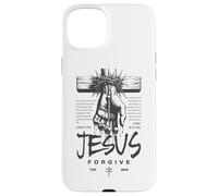 Jesus Forgive Religious Christian God Faith Jesus Streetwear Case for iPhone 15 Plus