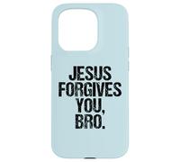 Jesus Forgives You Christian Faith Quote Religious Message Case for iPhone 15 Pro