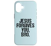 Jesus Forgives You Christian Faith Quote Religious Message Case for iPhone 16 Plus
