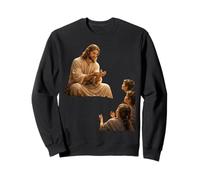 Jesus Forming Birds From Clay Biblical Childhood Miracle Sweatshirt