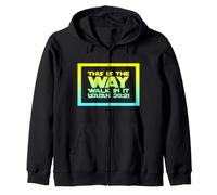Jesus Freak This Is The Way Walk In It Christian Faith Zip Hoodie