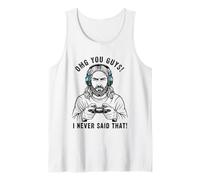 Jesus Gamer OMG I Never Said That Funny Tank Top