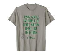 Jesus Gentle and Humble of Heart Catholic T-Shirt