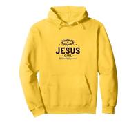 Jesus Girl: Redeemed & Empowered Christians for Women Faith Pullover Hoodie, Adult Unisex, Lemon, XXL