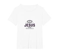 Jesus Girl: Redeemed & Empowered Christians for Women Faith T-Shirt, Women's Plus, White, 5X