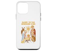 Jesus Glory to the Newborn King Retro Mens Christian Case for iPhone 12 mini