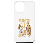 Jesus Glory to the Newborn King Retro Mens Christian Case for iPhone 12 Pro Max