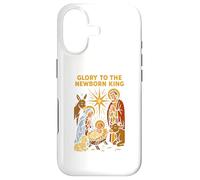 Jesus Glory to the Newborn King Retro Mens Christian Case for iPhone 17