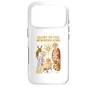 Jesus Glory to the Newborn King Retro Mens Christian Case for iPhone 17 Pro