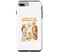 Jesus Glory to the Newborn King Retro Mens Christian Case for iPhone 7 Plus/8 Plus