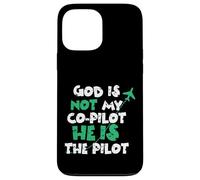 Jesus God is The Pilot Aviation Christian Faith Case for iPhone 13 Pro Max