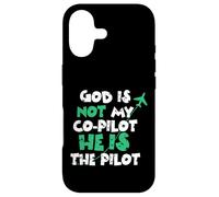 Jesus God is The Pilot Aviation Christian Faith Case for iPhone 17