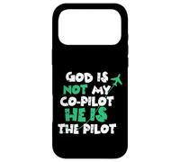 Jesus God is The Pilot Aviation Christian Faith Case for iPhone 17 Pro Max