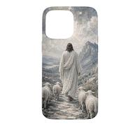 Jesus Good Shepherd Lost Sheep Leaves the Ninety Nine Faith Case for iPhone 15 Pro Max