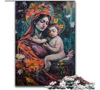 Jesus Graffiti 1000 Piece Jigsaw Puzzles for Adults, Challenging Game Gifts for Is Ideal As A Gift for The Whole Family (26x38cm)