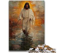 Jesus Graffiti 1000 Piece Jigsaw Puzzles for Teenagers Gifts,Educational Game Challenge Toy Wall Decoration Unique Birthday And Xmas Gifts (38x26cm)