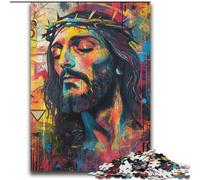 Jesus Graffiti Adult Jigsaw Puzzles 2000 Pieces, Challenging Game Gifts for Is Ideal As A Gift for The Whole Family (70x100cm)