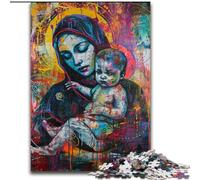 Jesus Graffiti Jigsaw Puzzles for Adults 1000 Piece, Family Game Stress Reliever Difficult Challenge Gifts for Friends And Family (50x75cm)