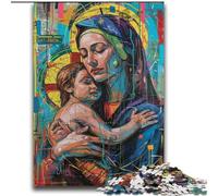 Jesus Graffiti Jigsaw Puzzles for Adults Teenagers Jigsaws Puzzle, Family Game Stress Reliever Difficult Challenge Gifts for Friends And Family (70x100cm)