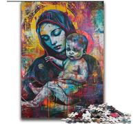 Jesus Graffiti Puzzles for Teenagers 2000 Pieces, Family Fun Games Fun at Home Activities, Birthday Present, Travel Gifts (70x100cm)