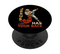 Jesus Has Your Back Faith In God Christian Men Women Kids PopSockets Adhesive PopGrip