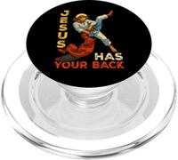 Jesus Has Your Back Faith In God Christian Men Women Kids PopSockets PopGrip for MagSafe