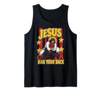 Jesus Has Your Back Jiu Jitsu Funny Tank Top